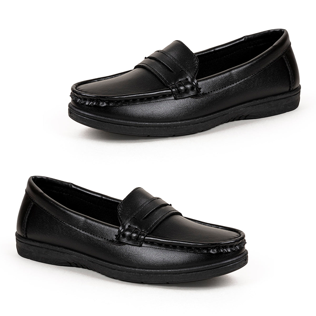 Cintra Ladies Black Slip On Loafers (Size 3) - Black 8757773 1