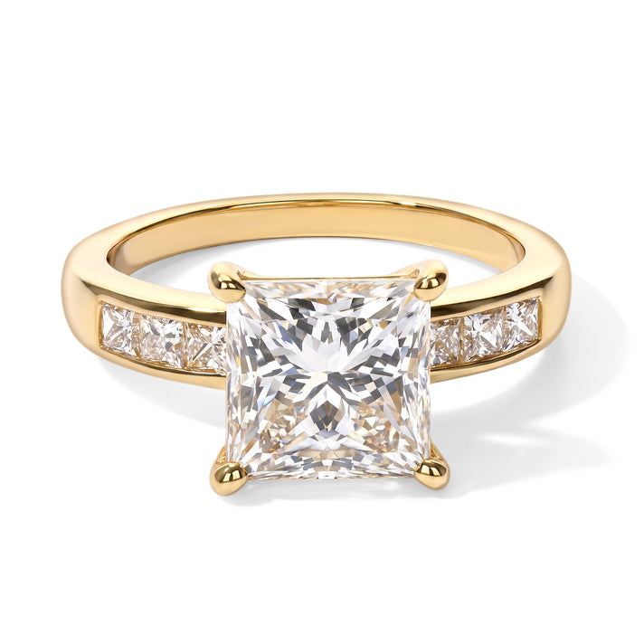 Biggest Close Out Deal 2026 -Luxuriant - 9K Yellow Gold SGL Certified Lab Grown Diamond (VS-E-F) Ring 3.50 Cts 8758160 1
