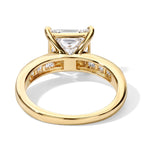 Luxuriant 9K Yellow Gold VS Lab Grown Diamond G, VS Main Stone With Side Stone Ring_8758160_4