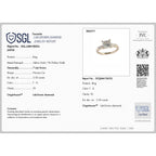 Luxuriant 9K Yellow Gold VS Lab Grown Diamond G, VS Main Stone With Side Stone Ring_8758160_6