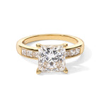 Biggest Close Out Deal 2026 -Luxuriant - 9K Yellow Gold SGL Certified Lab Grown Diamond (VS/E-F) Ring 3.50 Cts_8758168