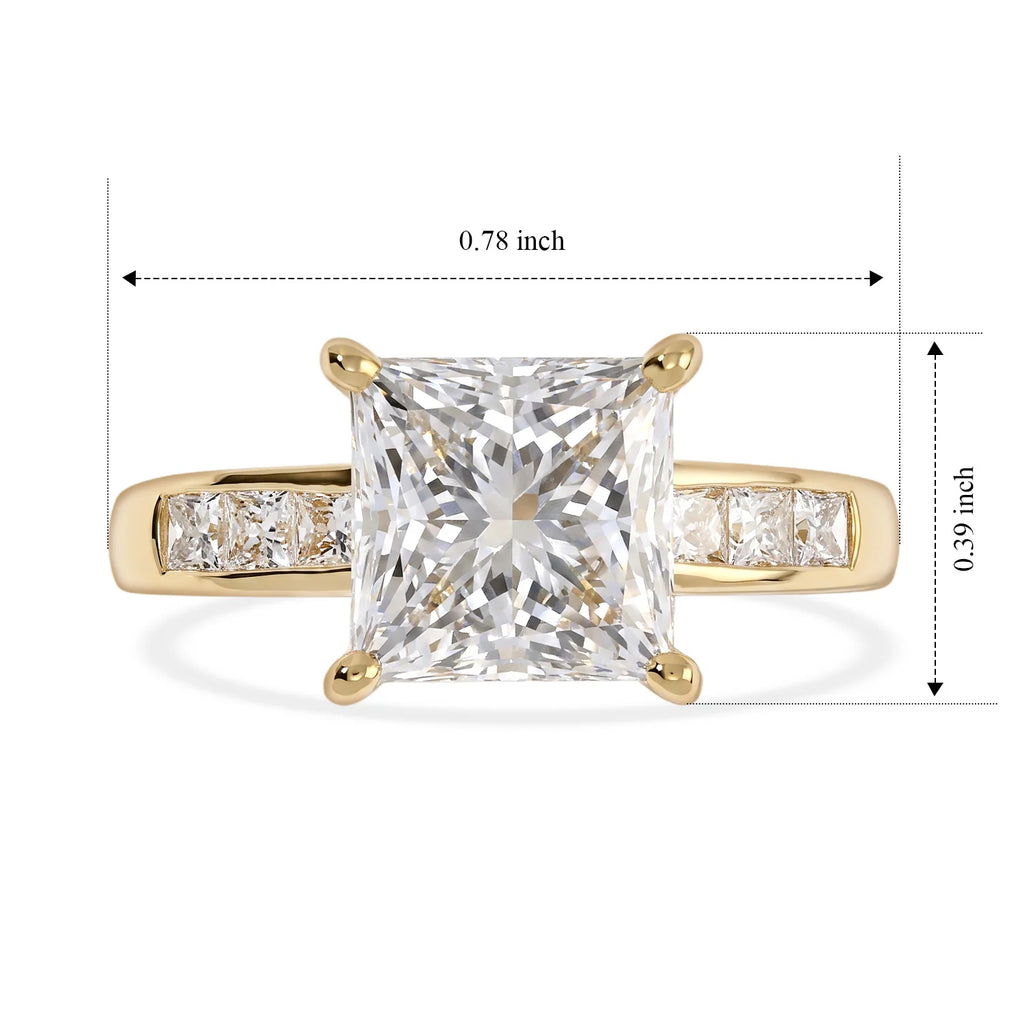 Biggest Close Out Deal 2026 -Luxuriant - 9K Yellow Gold SGL Certified Lab Grown Diamond (VS/E-F) Ring 3.50 Cts_8758168_7