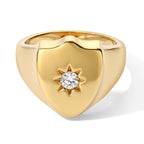 Luxuriant - Lab Grown Diamond (SI/G-H) Ring in 18K Vermeil Yellow Gold Plated Sterling Silver_8758200