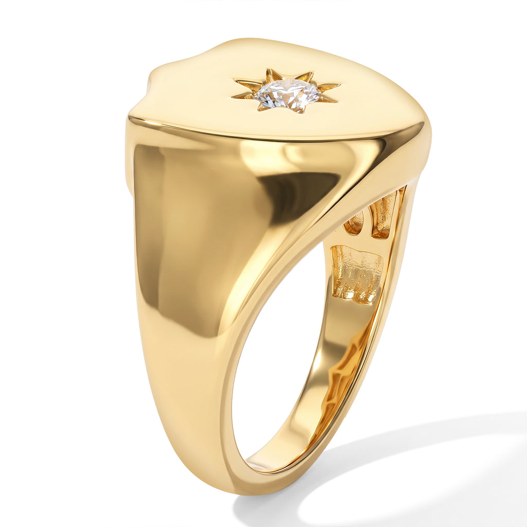Luxuriant - Lab Grown Diamond (SI/G-H) Ring in 18K Vermeil Yellow Gold Plated Sterling Silver_8758200_3