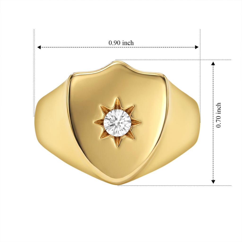 Luxuriant - Lab Grown Diamond (SI/G-H) Ring in 18K Vermeil Yellow Gold Plated Sterling Silver_8758200_6