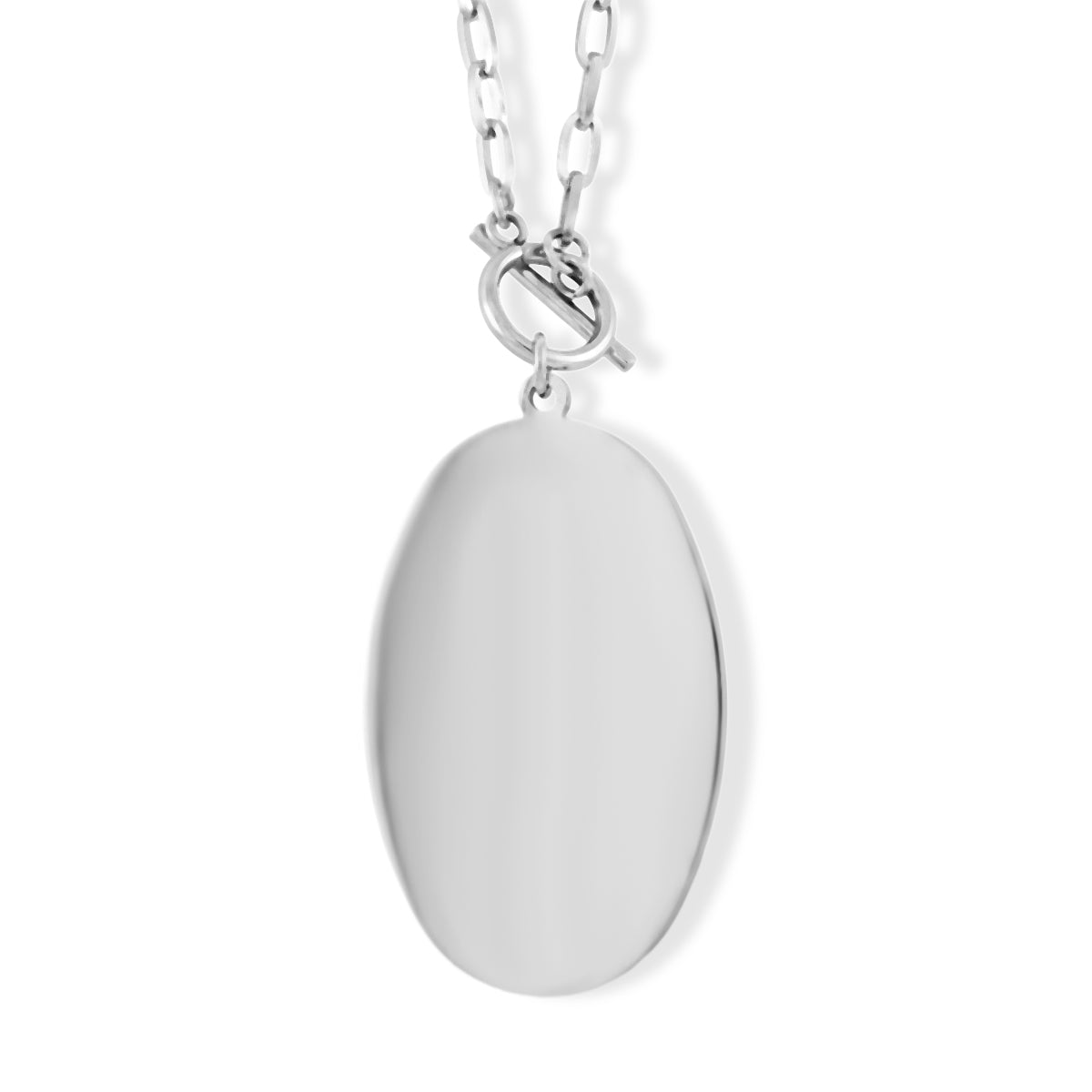 Abalone Shell Necklace (Size - 24) Pure White Stainless Steel  0.010  Ct. 8758243 3