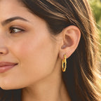 EverTrue Bronzella Collection - Hoop Earring in 18K Gold Plating_8758602_1
