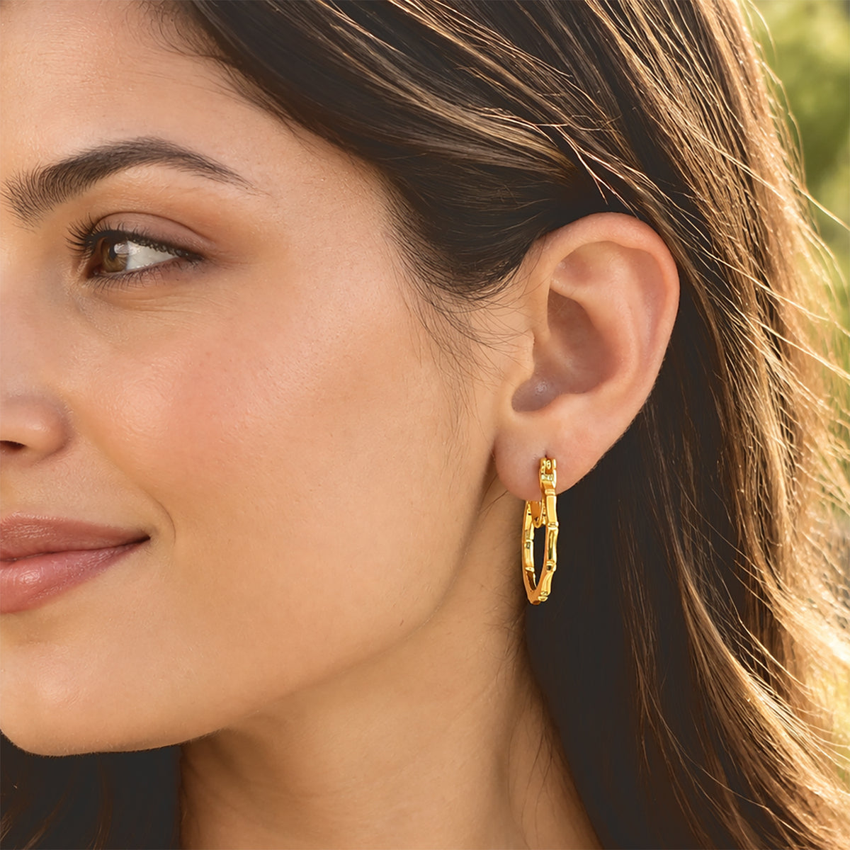 EverTrue Bronzella Collection - Hoop Earring in 18K Gold Plating 8758602 1