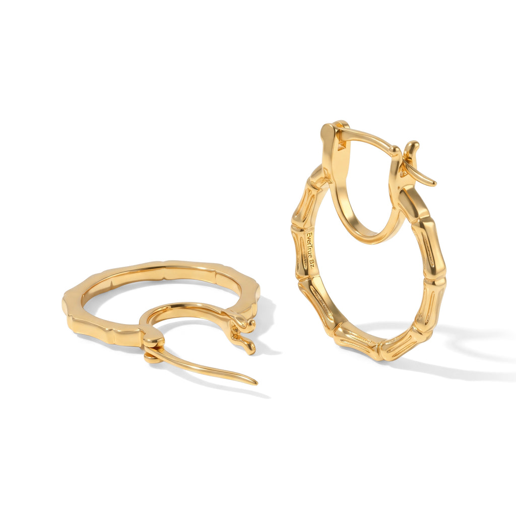 EverTrue Bronzella Collection - Hoop Earring in 18K Gold Plating_8758602_3