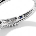 GP - Natural White Diamond & Blue Sapphire Bypass Ring in Rhodium Overlay Sterling Silver 0.50 Ct._8758621_6