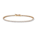 Luxuriant - 10K Yellow Gold SGL Certified Lab Grown Diamond (SI/G-H) Bracelet (Size - 7.5) 4.20 Ct._8759671