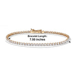 Luxuriant - 10K Yellow Gold SGL Certified Lab Grown Diamond (SI/G-H) Bracelet (Size - 7.5) 4.20 Ct._8759671_3