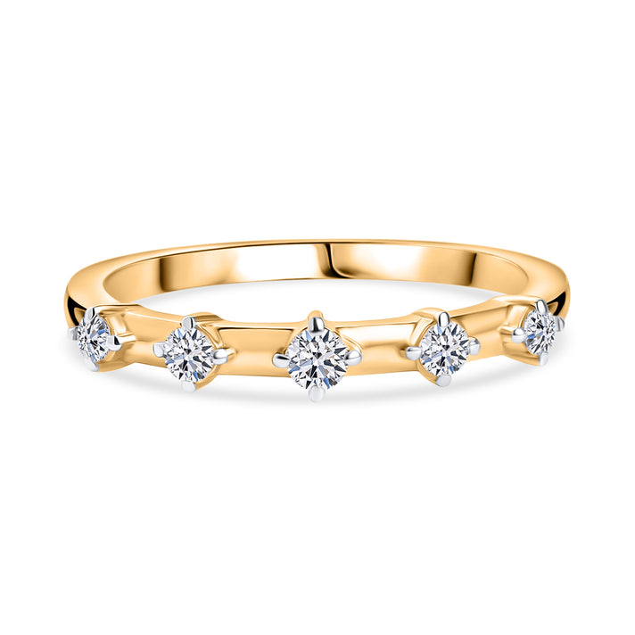 Luxuriant - Lab Grown Diamond (SI/G-H) Ring in 18K Vermeil Yellow Gold Plated Sterling Silver 8761063 1