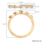 Luxuriant Lab Grown Diamond Fancy Ring in 18K YG VermeilSterling Silver  0.197  Ct._8761063_5