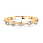Luxuriant Lab Grown Diamond Fancy Ring in 18K YG VermeilSterling Silver  0.197  Ct._8761064