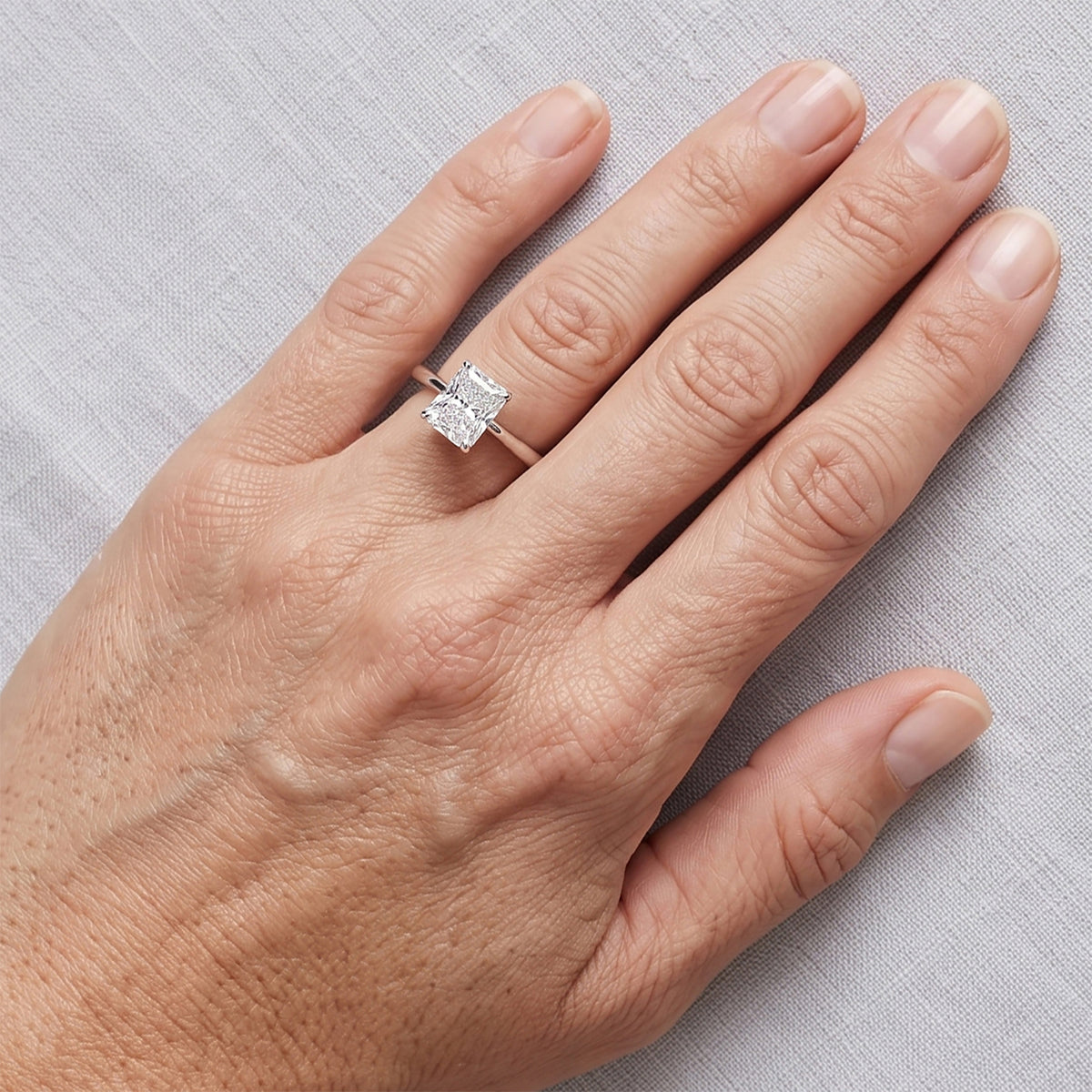 Luxuriant - 950 Platinum IGI Certified Lab Grown Diamond (D-IF) Solitaire Ring 1.00 Ct, Platinum Wt. 2.65 Gms 8762189 2