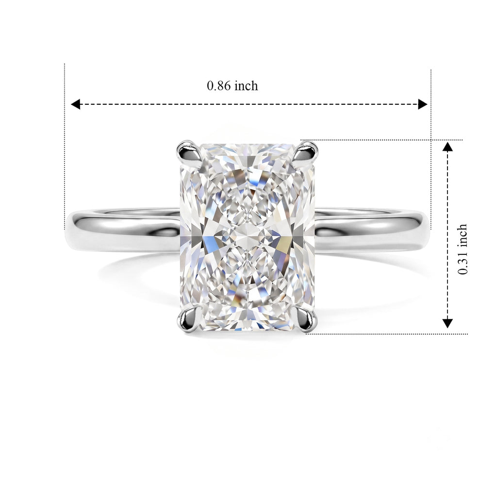 Luxuriant - 950 Platinum IGI Certified Lab Grown Diamond (D/IF) Solitaire Ring 1.00 Ct, Platinum Wt. 2.65 Gms_8762189_5