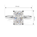 Luxuriant - 950 Platinum IGI Certified Lab Grown Diamond (D/IF) Solitaire Ring 1.00 Ct, Platinum Wt. 2.65 Gms_8762189_5