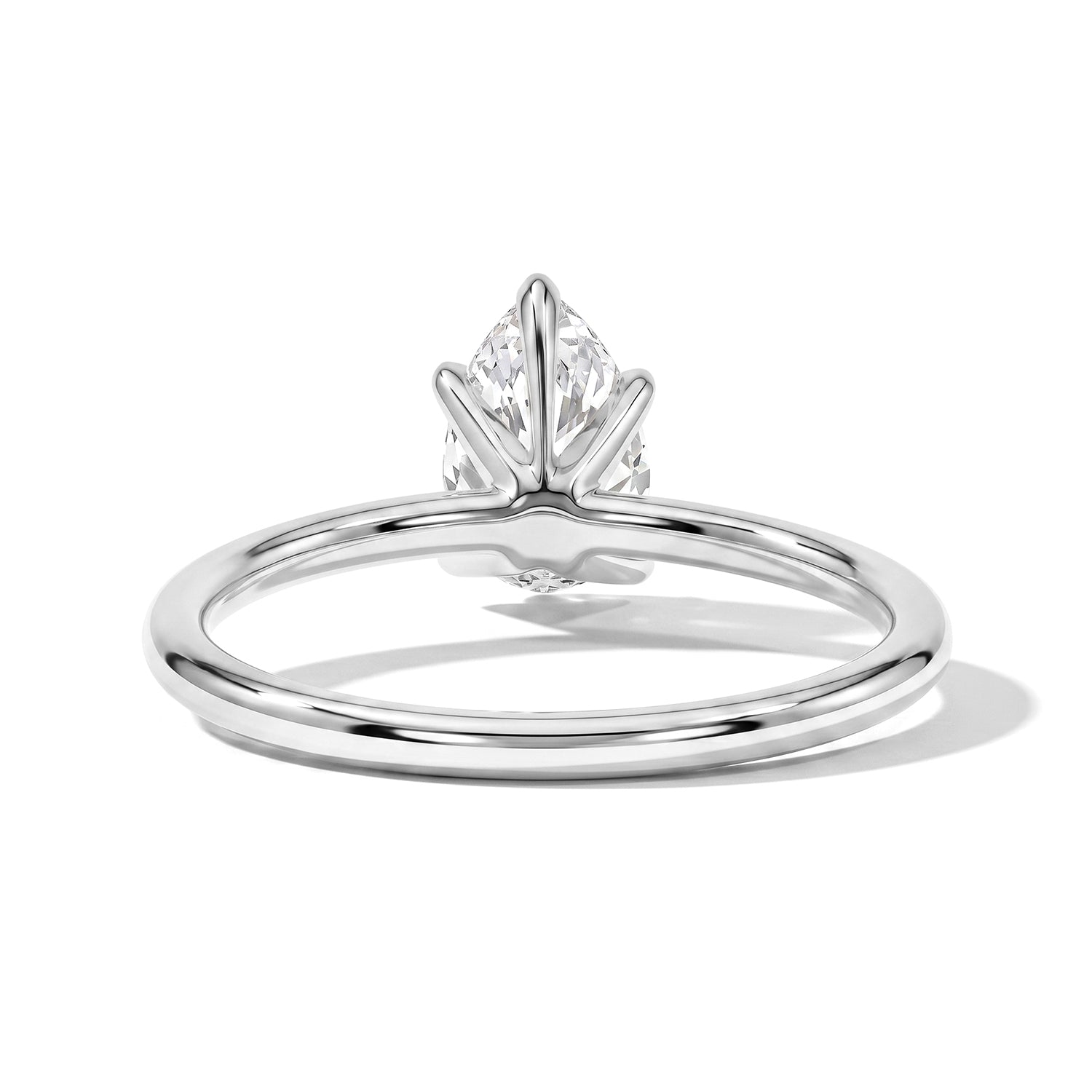 Luxuriant - 950 Platinum IGI Certified Lab Grown Diamond (D-IF) Pear Cut Solitaire Ring 1.05 Ct, Platinum Wt. 2.70 Gms 8762204 3