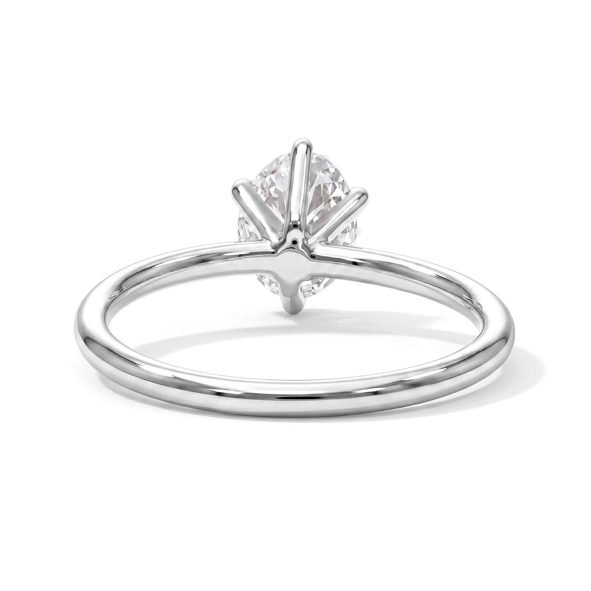 Luxuriant - 950 Platinum Lab Grown Diamond (D-IF) Oval Cut Solitaire Ring 1.05 Ct, Platinum Wt. 2.90 Gms 8762220 3