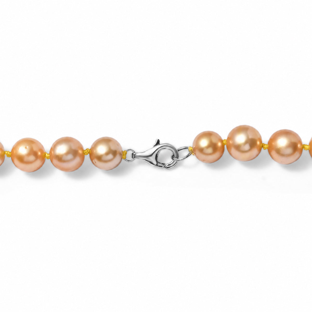 950 Platinum AAAA Golden South Sea Pearl Necklace (Size - 18), Platinum Wt.0.84 Gms  230.000  Ct. 8762572 3