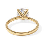 D'Joy -  Moissanite (VS) Solitaire Ring in 18K Vermeil Yellow Gold Plated Sterling Silver 2.00 Ct._8762780_4