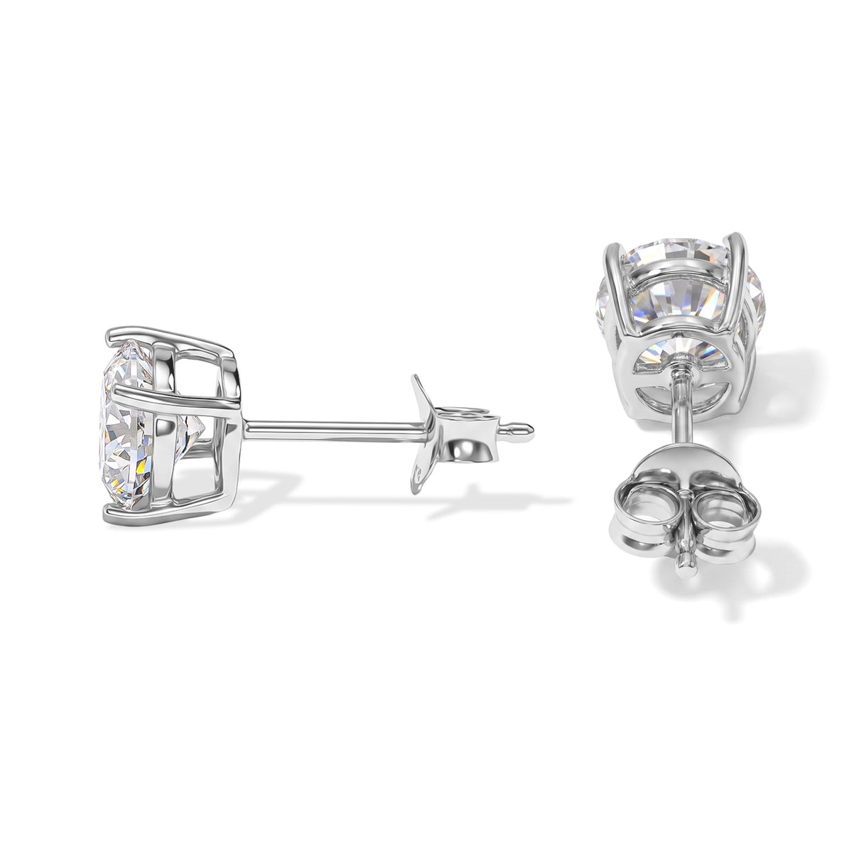 D'Joy Moissanite Earring in 18K YG PlatingSterling Silver  2.000  Ct. 8762809 3
