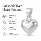 Close Out Deal- Sterling Silver Heart Pendant_8763170_6