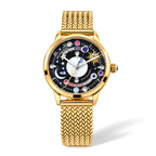 William Hunt Multi Color Cubic Zirconia Watch Pure White Stainless Steel  0.500  Ct._8763240
