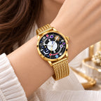 William Hunt Multi Color Cubic Zirconia Watch Pure White Stainless Steel  0.500  Ct._8763240_1