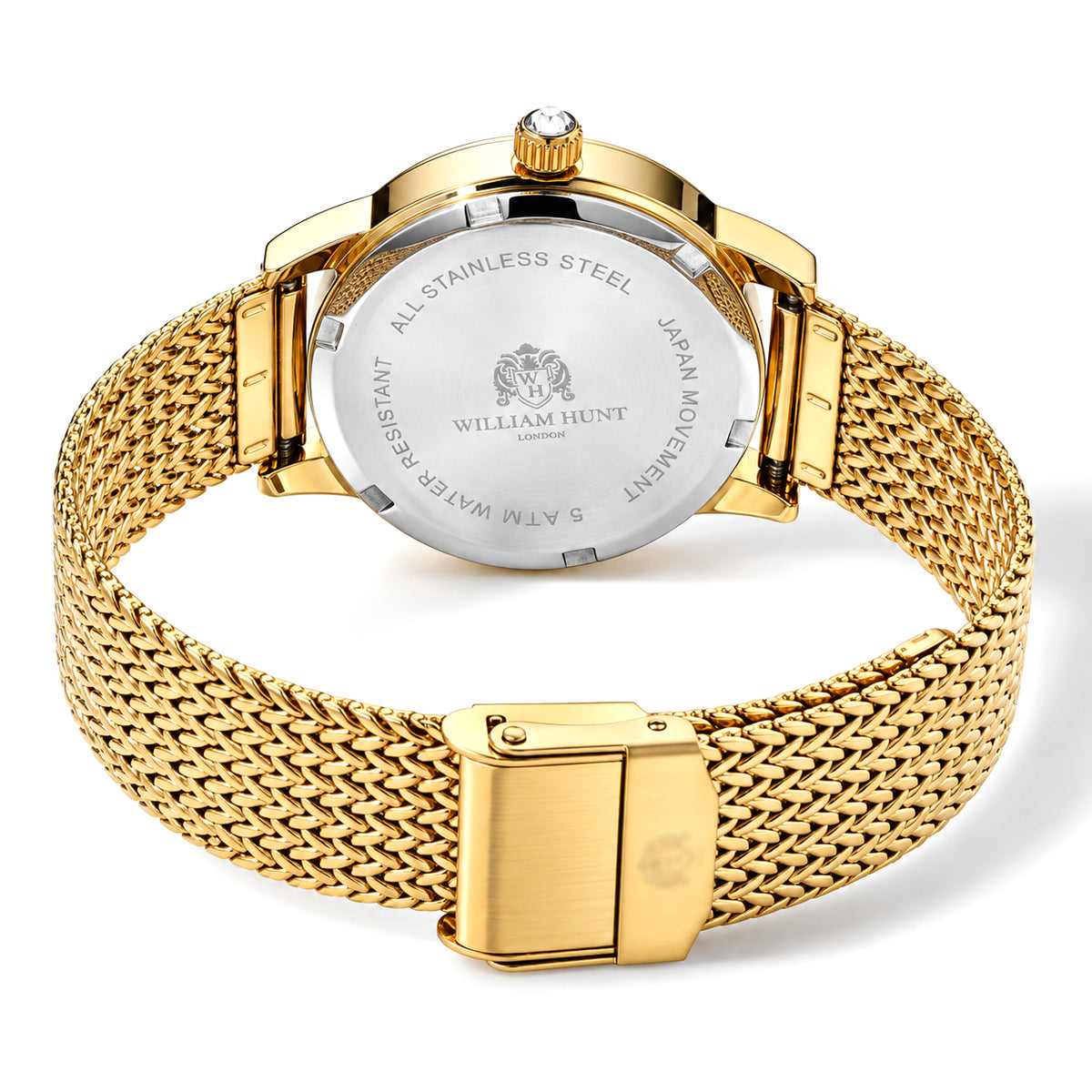 William Hunt Multi Color Cubic Zirconia Watch Pure White Stainless Steel  0.500  Ct. 8763240 5