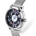 William Hunt Multi Color Cubic Zirconia Watch Pure White Stainless Steel  0.500  Ct._8763269_2