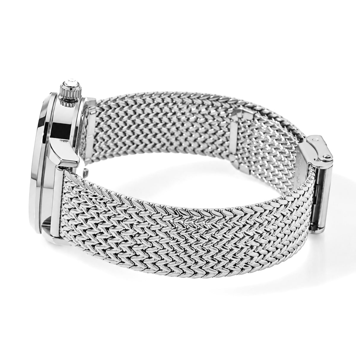William Hunt Multi Color Cubic Zirconia Watch Pure White Stainless Steel  0.500  Ct. 8763269 4