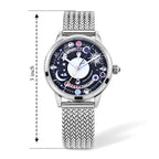 William Hunt Multi Color Cubic Zirconia Watch Pure White Stainless Steel  0.500  Ct._8763269_7