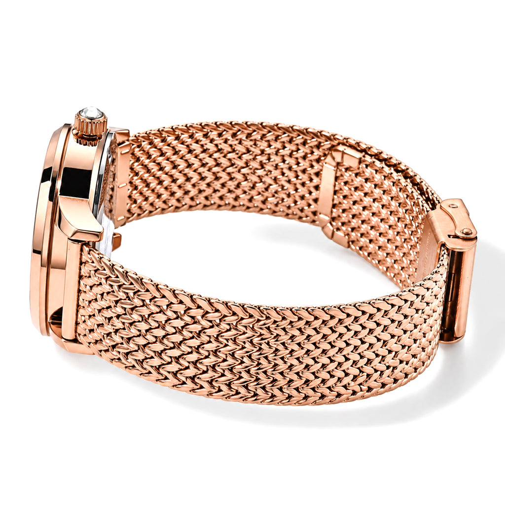 William Hunt Multi Color Cubic Zirconia Watch Pure White Stainless Steel  0.500  Ct._8763270_4