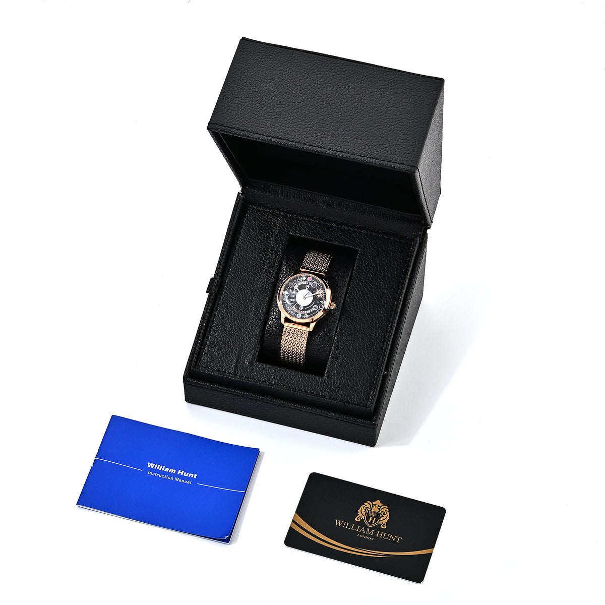 William Hunt Multi Color Cubic Zirconia Watch Pure White Stainless Steel  0.500  Ct. 8763270 6