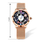 William Hunt Multi Color Cubic Zirconia Watch Pure White Stainless Steel  0.500  Ct._8763270_7