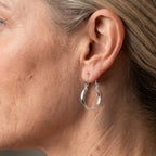 Sterling Silver Hoop Earring with Clasp_8763485_1