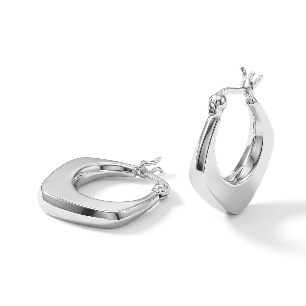 Sterling Silver Hoop Earring_8763517