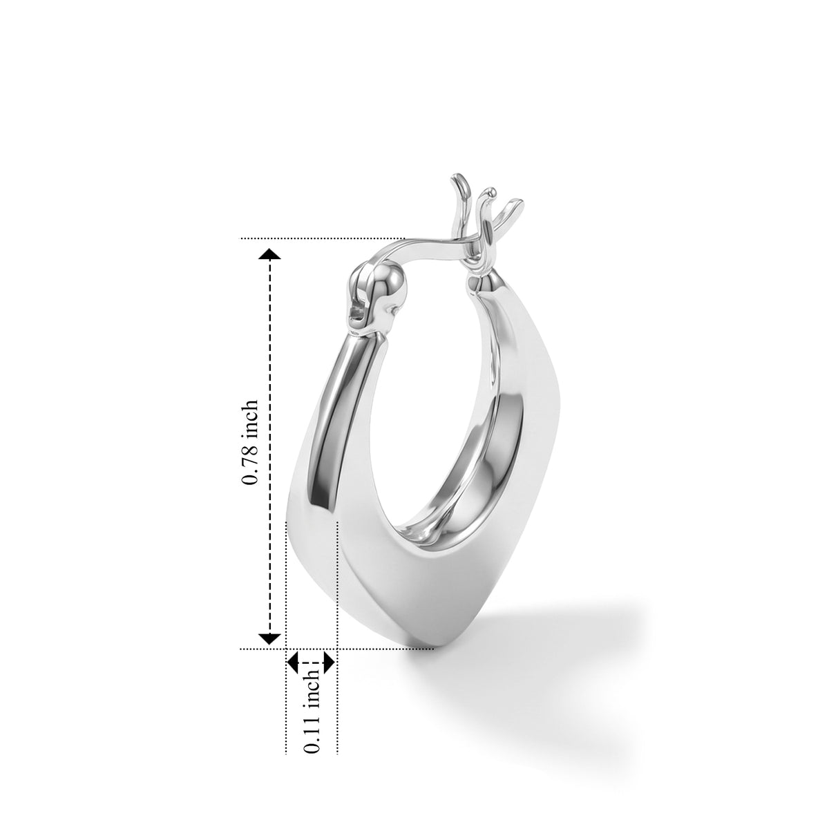 Sterling Silver Hoop Earring 8763517 3