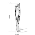 Sterling Silver Hoop Earring with Clasp_8763520_3