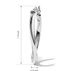 Sterling Silver Hoop Earring with Clasp_8763520_7