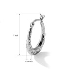 Sterling Silver Hoop Earring with Clasp_8763522_3