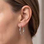 Sterling Silver Hoop Earring with Clasp_8763525_1