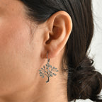 EverTrue - Natural White Diamond Living Creature Earring with Lever Back in Yellow Gold Tone_8764015_1