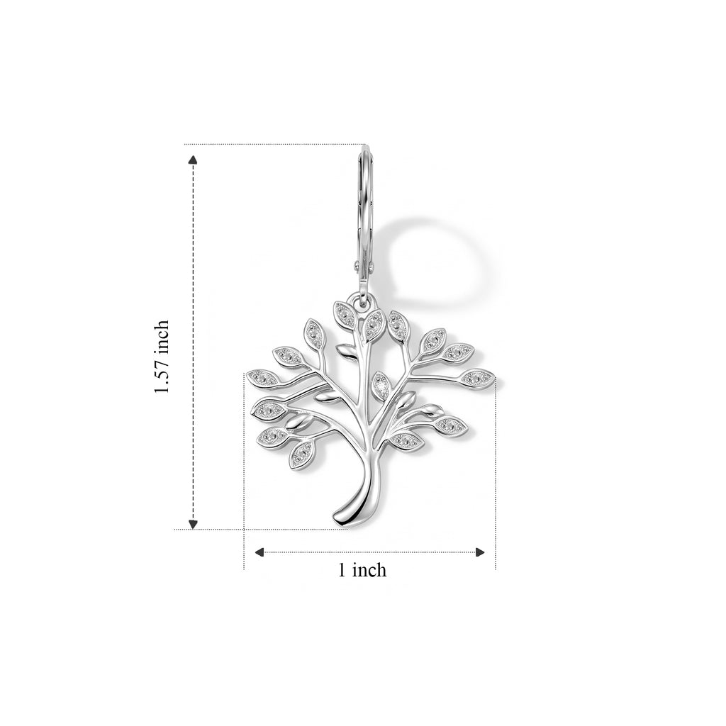 EverTrue - Natural White Diamond Living Creature Earring with Lever Back in Yellow Gold Tone_8764015_4