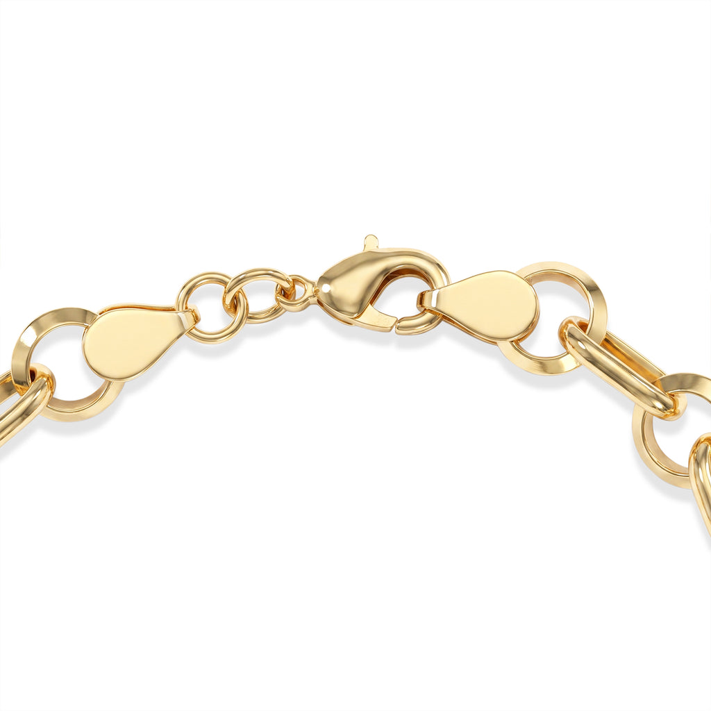 Bracelet (Size - 7.5) in Yellow Gold Tone_8764576_1