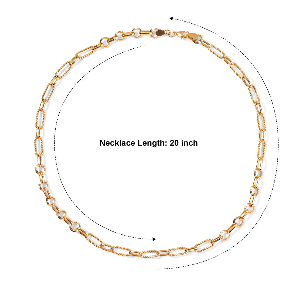 Necklace (Size - 20) in Yellow Gold Tone_8764763_1