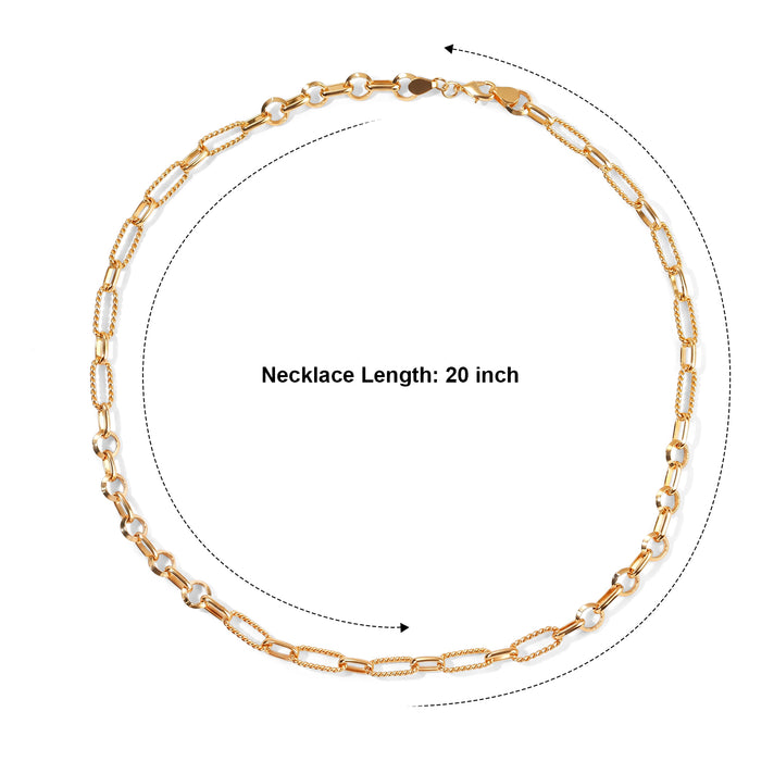 Necklace (Size - 20) in Yellow Gold Tone 8764763 2