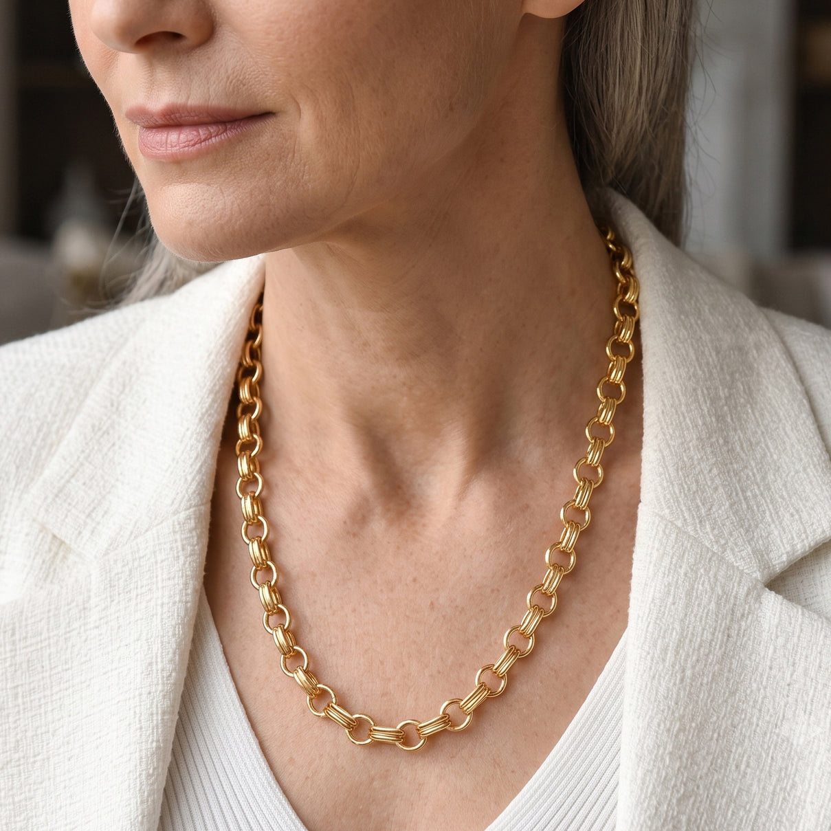 Necklace (Size - 20) in Yellow Gold Tone 8764764 1